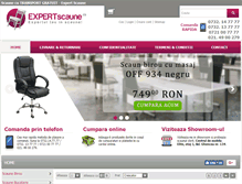Tablet Screenshot of expert-scaune.ro